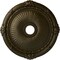 Ekena Millwork Heaton Ceiling Medallion (Fits Canopies up to 6 1/2"), 27 1/2"OD x 3 7/8"ID x 2 1/4"P, Green Gold CM27HEGGS - alternate 1